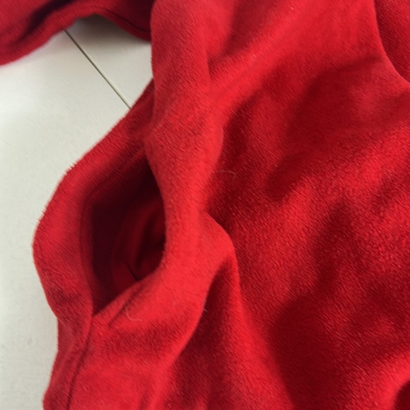 JNCO Jeans Sz XL Vintage Fleece 1/4 Zip Red Pullover Jacket Bowling Dice - Picture 11 of 14